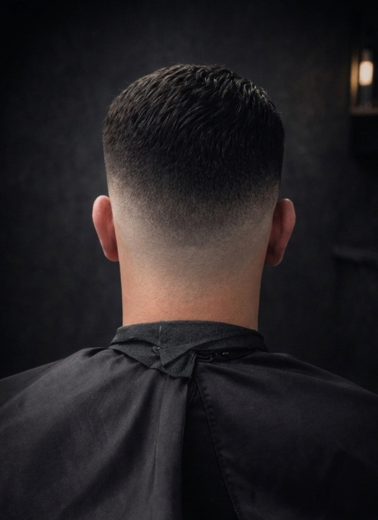 Skin fade herrklippning hos Adam's Frisör barbershop i Örnsköldsvik